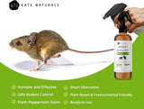 Peppermint Oil Rodent Repellent Spray (16oz) from Kate Naturals. Mice Repellent with Peppermint Oil to Repel Mice and Rats. Non-Toxic Peppermint Spray for Rodents, Raccoons Outdoors. Made in USA