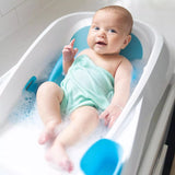 4moms Cleanwater Tub, 3-in-1 Grow-with-Me Baby Bathtub with Digital Thermometer