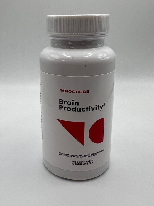 3-Pack Noocube Brain Productivity Pills, Cognitive & Memory Support-180 Capsules