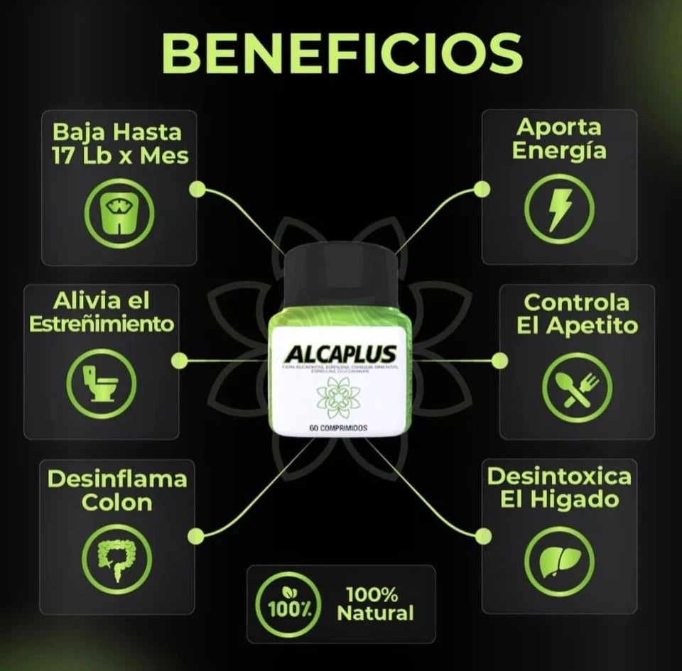 Ultra Advanc3 Alcaplus Original Natural Supplement For Men & Women 60 Tablets