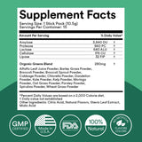 MIXHERS Hergreens - Greens & Veggie Powder - Made from Whole Foods - with Digestive Enzymes & Kale - Nutrition Designed for Women - Support Heart & Liver - 15 Drink Packets - Mango