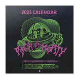 Grupo Erik Calendar 2025 Wall Calendar 2025 Rick and Morty Calendar 2025 Family Planner 30 x 30 cm Annual Calendar 12 Months