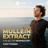 Mullein Drops - Mullein Leaf Extract - Wellness Supplement - Made in USA by HEBS lab. lung health support immune system gluten free vegan soy free - Specification: 2FL. Oz