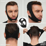 Keepaty Anti Snoring Chin Strap, Snoring Stopper Snoring Solution Flexible, Breathable, Anti Snoring Chin Strap, Helps Against Snoring Device for Snoring Reduction