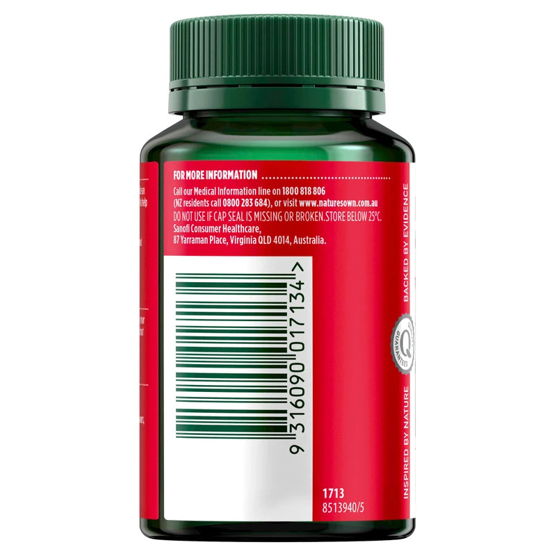 Nature's Own Vitamin D 1000IU Capsules 200 - Aids Calcium Absorption - Supports healthy Immune System Function, Bone health, Muscle Strength in the Elderly, & Muscle Function - High Strength