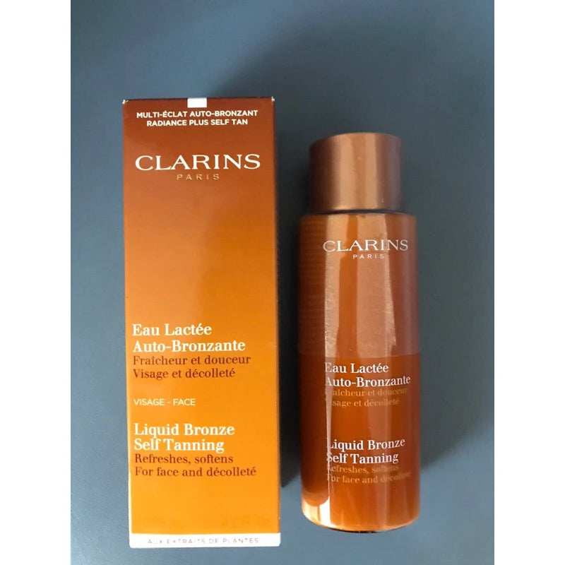 Clarins Liquid Bronze Self Tanning For Face And Décolleté 125ml New Boxed Sealed