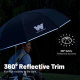 Weatherman Umbrella - Folds of Honor Golf Lite Umbrella Extra Large Big Oversize Windproof for Golf Bag Push Cart w/ UV Protection - Waterproof Heavy Duty Umbrellas for Rain Sun for Men Women - Resists Up to 55 MPH Winds - Patriotic Umbrella (Liberty, 66
