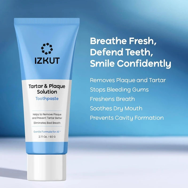 IZKUT Tartar Control Toothpaste for Tartar Removal, Plaque Remover for Teeth, 2026