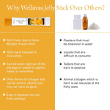 WELLINUS Collagen Full of Mango, Jelly Stick, Marine Collagen, Fast Absorbing, Snack, Ultra-Low Weight Molecular Marine Collagen, HACCP Certified, 22.05 oz/Pack of 25