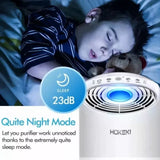 HOKEKI Air Purifier for Home Allergies Pets Hair Bedroom True HEPA Air Cleaner