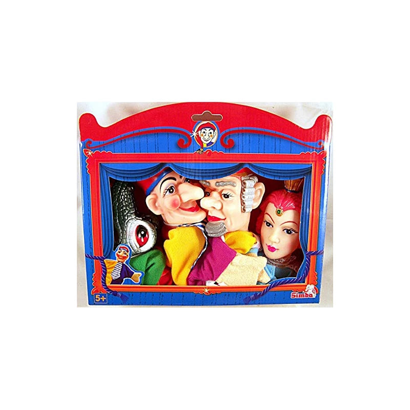 Simba 104588490 Punch and Judy Puppets Assorted Pack of 4 / 10 cm