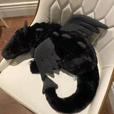 Jellycat Onyx Dragon Plush Toy Fun Soft Stuffed 50cm Valentine's Day Gift Black