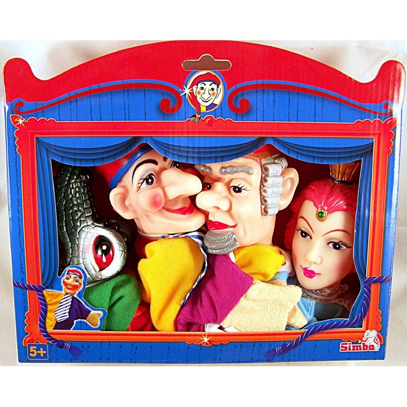 Simba 104588490 Punch and Judy Puppets Assorted Pack of 4 / 10 cm