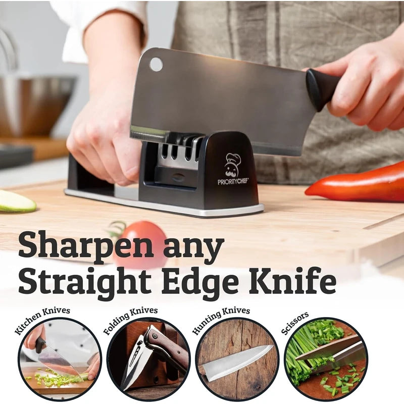 Branded 4 Stage Senzu Sharpener Priority Chef Knife Sharpen New Version Fast Shipping