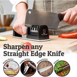 Branded 4 Stage Senzu Sharpener Priority Chef Knife Sharpen New Version Fast Shipping