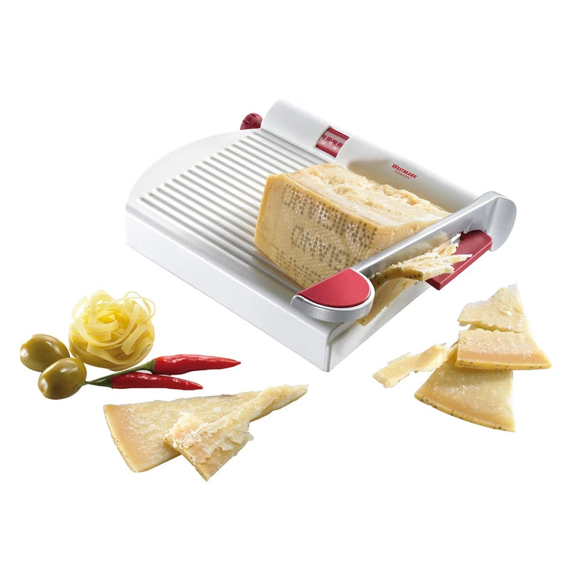 Westmark Cheese Slicer, Retro Packaging, Rustproof Stainless Steel/Aluminium/Plastic, 23 x 22.8 x 5.3 cm, Fromarex, White/Red/Silver, 7000RT60