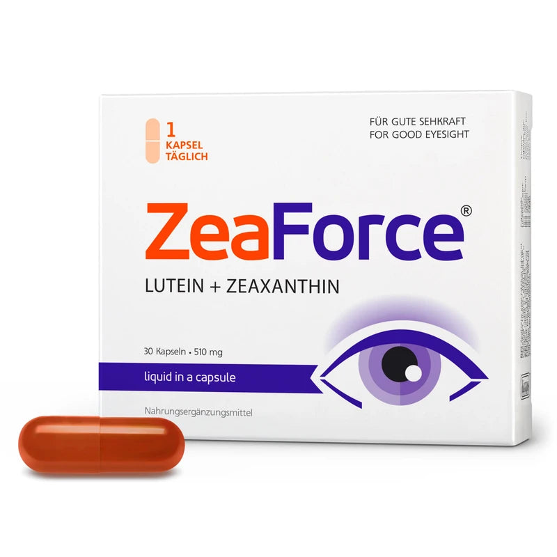 ZeaForce Perfect vision with just 1 capsule/day. Concentrated composition. Versatile effect. Liquid formula for faster effect. Laboratory tested (pack of 1)
