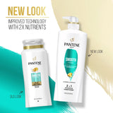 Pantene PRO-V Smooth & Sleek 2in1 Shampoo and Conditioner, 17.9oz/530mL
