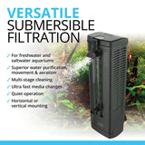 Fluval U4 Underwater Filter, Freshwater and Saltwater Aquarium Filter, A480,Black