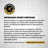 Gains in Bulk Instantized Creatine Monohydrate for Women and Men, Soluble Pre Workout Powder, Supports Muscle Building, Strength and Performance, Bodybuilding Supplements, Unflavored, 100 Servings