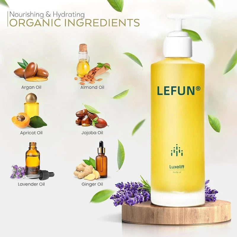 LEFUN Skin Firming oil, 60 ML Lefun Skin Firming Rejuvenating oil, Lefun Rejuvenating Oil Serum, Skin Firming Serum for Face and Body, For All Skin Types (2PC)