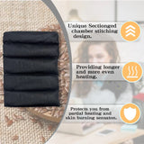 Microwave Heating Pad for Pain Relief, 9" x 17" Heating Pads for Cramps, Back Pain, Neck Shoulder, Muscles, Knee, Joints, Microwavable Natural Heat Pack Moist Heat, Black Cat