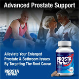 ProstaThrive - Experience Restful Nights, Boosted Energy in The Morning, Healthy Bathroom Habits, and a Robust Urine Stream - Revitalize Your Prostate Health - 60 Capsules - 1Pack