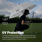 Weatherman Umbrella - Folds of Honor Golf Lite Umbrella Extra Large Big Oversize Windproof for Golf Bag Push Cart w/ UV Protection - Waterproof Heavy Duty Umbrellas for Rain Sun for Men Women - Resists Up to 55 MPH Winds - Patriotic Umbrella (Liberty, 66