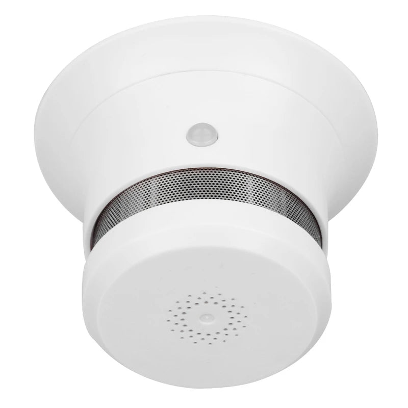 80dB Mini Wireless Photoelectric Smoke Detector Fire Protection Alarm Sensor for Home Security