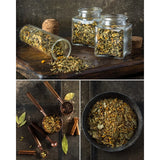 Gardenika Organic Loose Leaf Tea Sampler – 8 Pack, 1 LB – Herbal and Naturally Caffeine-Free Set - Ayurvedic Assortment Blend