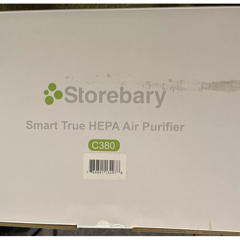 Storebary Air Purifier for Home Large Room with Air Quality Monitoring: H13 True HEPA Air
