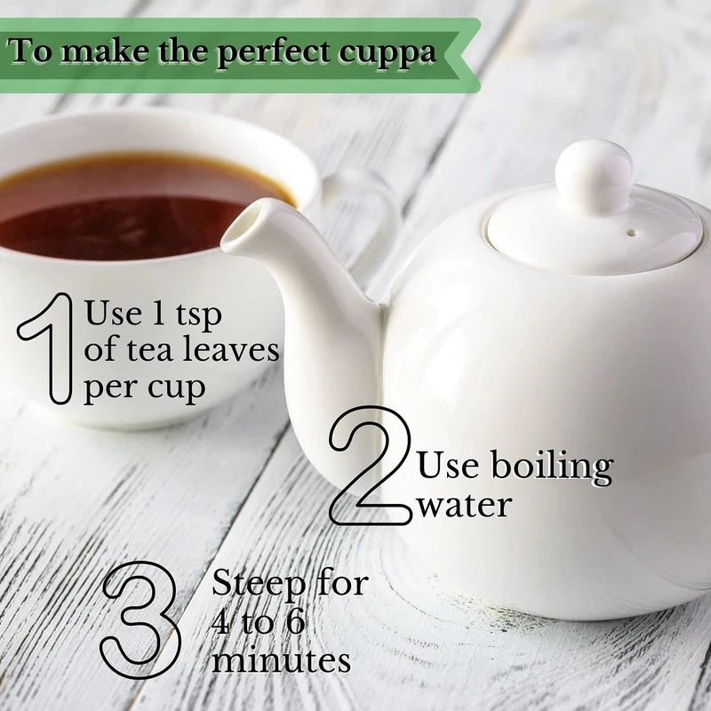 Darjeeling Decaffeinated Premium Loose Leaf Tea by Simpli-Special (50g in Resealable Pouch)