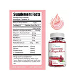 Nature Glow Glutathione Collagen Glow Cranberry 60 Organic Gummies