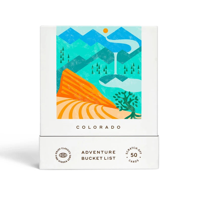 Reach International Outfitters Colorado Adventure Bucket List: 50 Scratch-Off Cards for Outdoor Activities, Tourist Attractions, and Road Trips - Perfect Travel Gift and Guide for Exploring