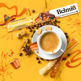 Belmio Caramel Caramba Flavour Aluminium Coffee Capsules, Pack of 8 (Total 80 Capsules)