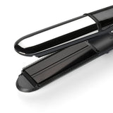 BaByliss Steam Shine Styler, 2-in-1 Steamer Straightener for Effortless Straightening or Light Curls, ST496E