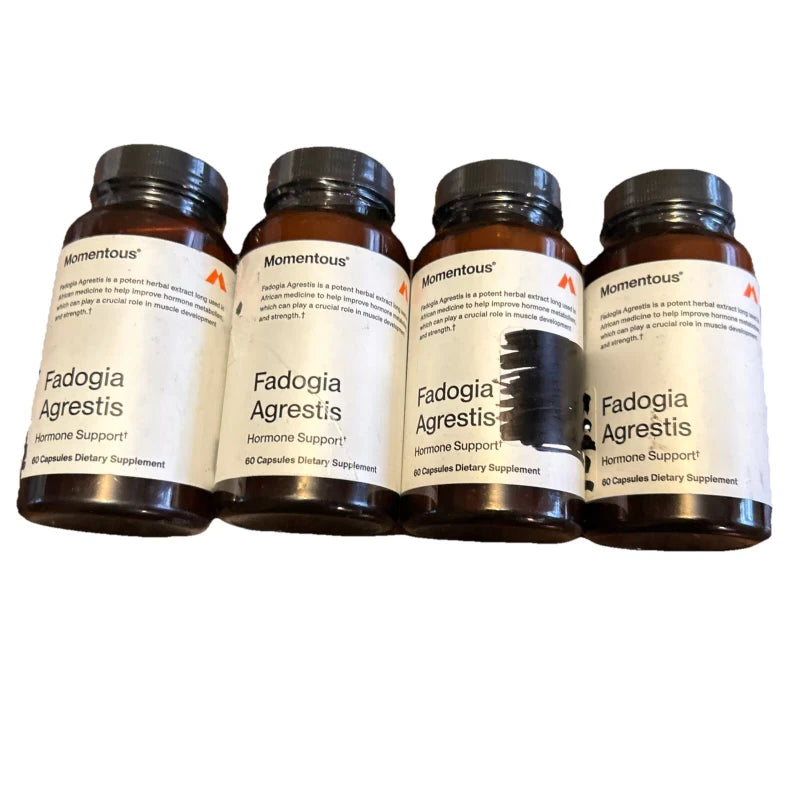 Momentous Fadogia Agrestis Hormone Support 60 Capsules Lot Of 4 Exp 10/26