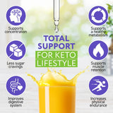 Drugstore Black Currant Seed Oil Extract + Keto Drops 2000 mcg - Made in USA - Natural Keto Liquid Keto Supplement - Advanced Ketones Supplement Keto Food - 2 fl oz