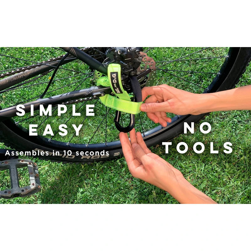 Dog Bike Leash, Hands Free Dog Leashes. Dog Bicycle Lead for Small, Medium and Large Dogs, Designed to Lead one or More Dogs with Maximum Safety, Easy Assembly Without Tools. Patented Product.