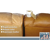 Skidmore's Skidmore's Leather Cream: All-Natural, Non-Toxic Leather Care Made in USA Since 1984. Water Repellent Formula Restores Leather Couches, Car Seats, Boots, Shoes, Purses, Bags, and Tack. 16 Oz