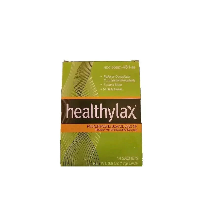 Healthylax Polyethylene Glycol Powder Sachets 14ct
