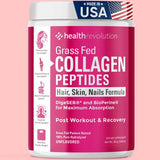 Collagen Powder Supplement - Pure Hydrolyzed Grass-Fed Collagen Peptides, Healthy Skin Hair Beauty Nails Joints, Fitness Recovery, Edible Unflavored - Size: Single Pack