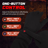 Dr.warm Heated Gloves Liners for Men and Women, Anti-Slip Touch Screen Rechargeable Heated Gloves Electric Hand Warmers for Cycling, Hiking Skiing, Ice Fishing (Black, Small)