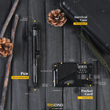 Gifts for Men Dad Him Husband, Survival Kit Tools, Survival Gear and Equipment 13 in 1, Fathers Day Birthday Gifts for Boyfriend, Cool Gadgets for Hunting Camping Fishing