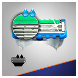 Gillette Fusion5 ProGlide Power Razor Blades for Men with Precision Trimmer, Pack of 8 Refill Blades