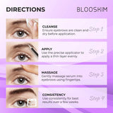 Blooskim Eyebrow Growth Serum for Women & Men – Natural Brow Enhancing Serum to Grow Thicker, Fuller Brows Fast – Nourishing Eyebrow Hair Growth - 0.17 fl oz