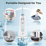 Oral-B Oral B Cordless Water Flosser Dental Oral Irrigator Teeth Cleaner Floss 5 Tip - DIY Version White-5 Nozzles