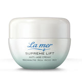 La mer Supreme Lift Anti-Age Cream Rich - Improved Formula and New Look - Rich Face Care for Dry Skin - Reduces Wrinkle Depth and Regenerates UV-Damaged Skin - 50 ml