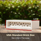 Bee Brick, Solitary Bee House for Mason Bees & Leaf Cutter Bees