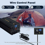 Gearzaar Power Inverter 2000W 4000W 12V DC to 110V 120V AC LCD Car Boat RV USA P